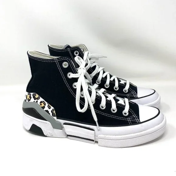 Converse Women's Size 11 566786C CPX70 High Canvas Black White Platform Sneakers - Picture 1 of 10